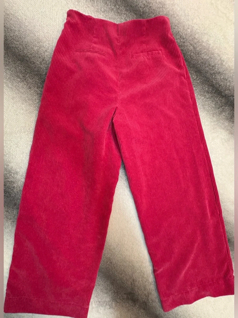 (B5)  NWOT Prologue Pink Corduroy Wide Leg Pants Size 6‎ High Rise Trouser
